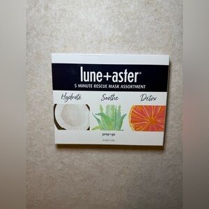 Lune+Aster 5 Minute Rescue Sheet Mask Assortment Trio NWT